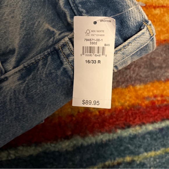 Gap Low Stride in Light Destroy Jeans SZ 16/33 - Picture 3 of 11